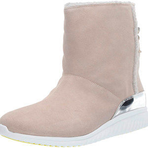 Cole Haan Studiogrand Slip-On Winter Boots Suede Light Gray 9B
